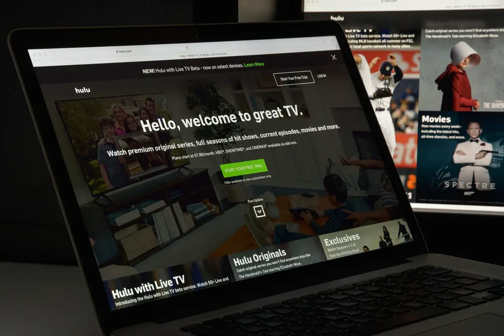 Image of Hulu streaming service, home of the Kardashians new show