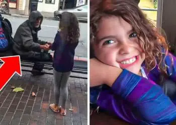 Little Girl Feeds Homeless Man Every Day, But Then She Discovers Who He Really Is