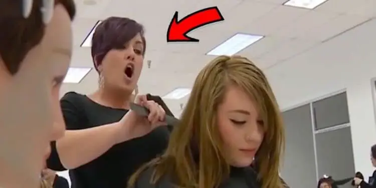 Hairdresser Discovers Something Hidden in Girl’s Hair and Immediately Calls the Police!