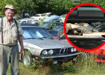 Man Buys Broken Car From Retiree, Then He Takes A Look Inside